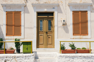 facade of an old house