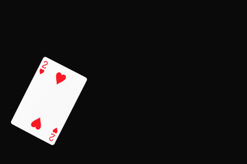 トランプ　ハート　2　素材
