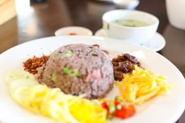Rice Mixed with Shrimp paste