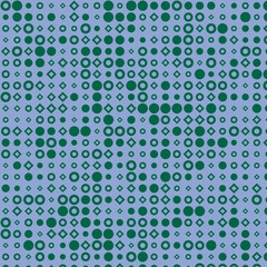 Abstract Color Halftone Dots generative art background illustration