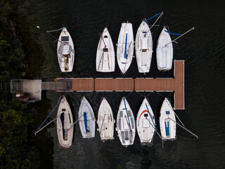 Sailing Boats at the pier