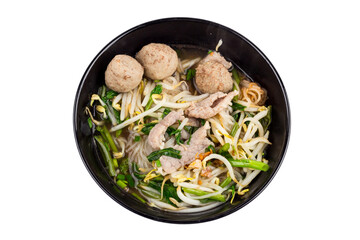 Noodles,Thai Noodle Soup with Meat