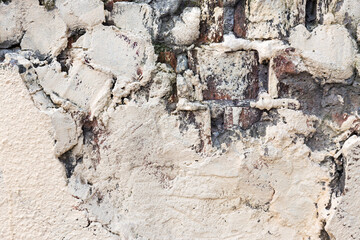 Old brick wall. As vintage grunge background