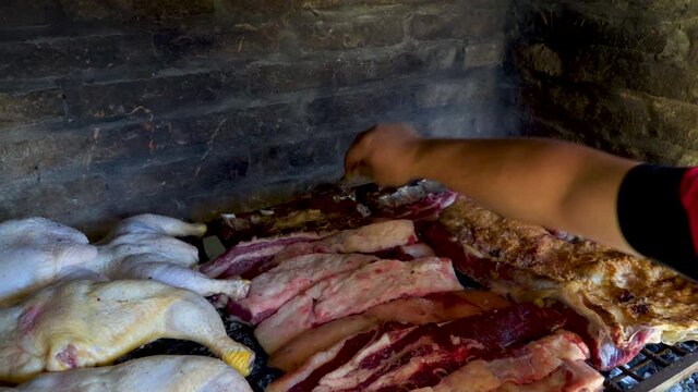 Asado, Argentina Traditional Barbecue in Buenos Aires, Argentina