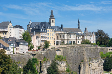 Luxembourg city, the capital of Grand Duchy of Luxembourg