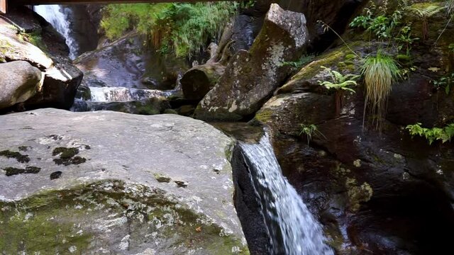 Hochfall Wasserfall bei Bodenmais im Bayerischen Wald Deutschlnad