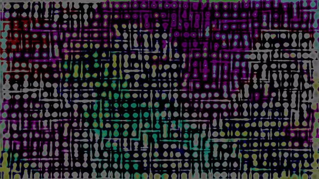 binary code background - polygon dinamic