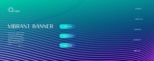 Blue Dynamic Wave. Fluid 3d Elements. Vector 