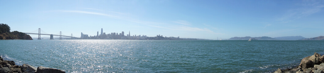 Fototapeta na wymiar skyline of San Francisco.