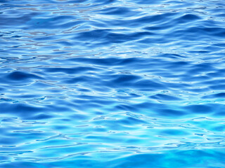 Fototapeta premium Water waves in the pool