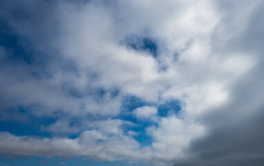 blue sky with clouds