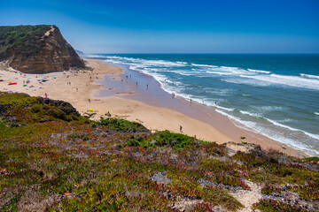 Sao Juliao beach in Ericeira Portugal