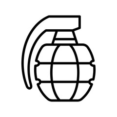 Grenade icon vector