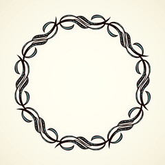 Vignette. Vector drawing