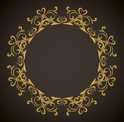 Vignette. Vector drawing