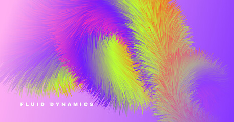 Graphic Color Fluid. Wave Pattern. Abstract 
