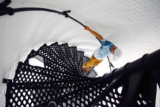 Jupiter Florida lighthouse staircase 