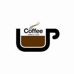 Coffee symbol , Coffee logo , Coffee design template. Retro coffee emblem
