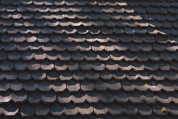 vintage wooden roof pattern