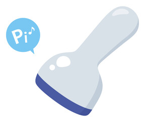 レジでピッとするやつ_イラスト