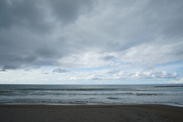 beach under a scenic sky in Japan