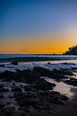 Fototapeta premium sunset over the sea