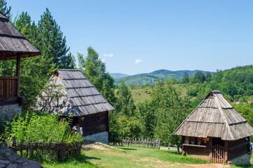 Fototapeta na wymiar Ethno Village Of Sirogojno - Zlatibor, Serbia, Europe