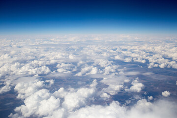 Fototapeta na wymiar aerial view of clouds