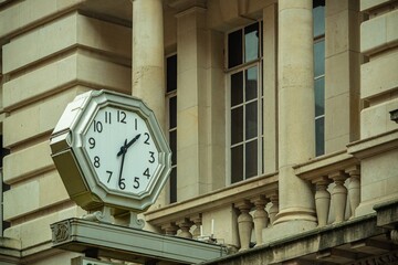 Fototapeta na wymiar Manchester street view clock