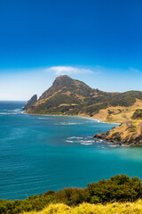 view of the sea and mountains