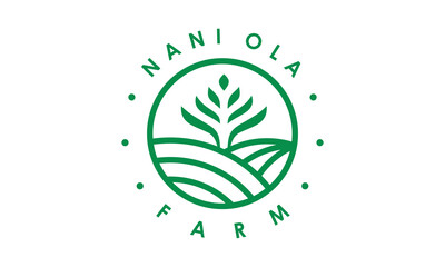 Farm logo design vector