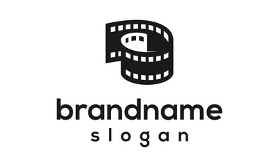 Fototapeta na wymiar Film logo design vector