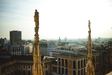 Fototapeta na wymiar Duomo de Milano