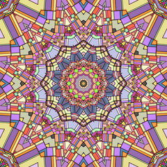 Abstract color pattern and geometric background