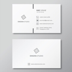 Simple business  card design template