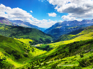 Obraz premium mountain landscape in summer