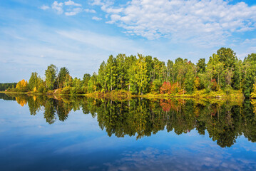 Beautiful calm autumn landscape