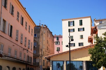 Naklejka premium Corse: Centre-ville d’Ajaccio