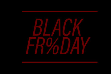 Black Friday Sale, Super Friday Sale Logo black with red text for banner, web, header and flyer, design. Christmas and New Year shopping