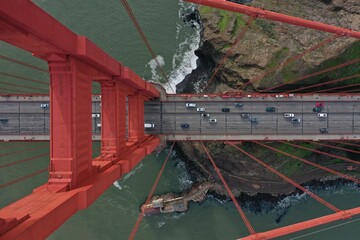 Golden Gate Bridge Ariel View