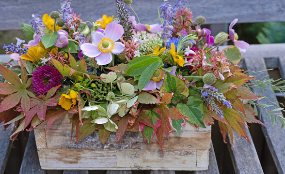 Herbstliches Blumengesteck
