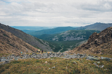 Fototapeta premium Job's Gap in the mountains in the Urals