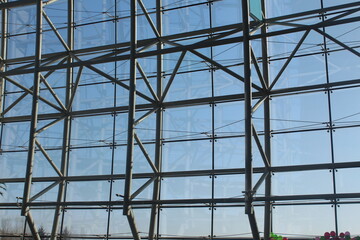 glass roof structure