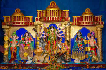 Durga Puja or Durgotsava,is an annual Hindu festival celebrated mainly in West Bengal,Indian.Durga...