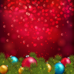 Fototapeta na wymiar Merry Christmas festive background. Vector illustration