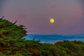 moon and clouds