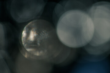 abstract photo of beautiful bokeh circles