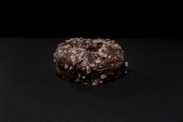 chocolate donuts concept dessert advertising of sweet bakery campaign