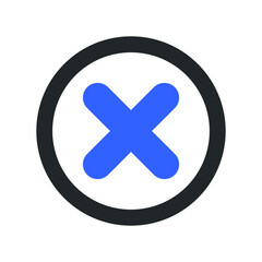 Obraz premium multiply sign icon design vector