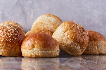 Panes de hamburguesa